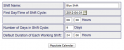 Shift Setup Properties